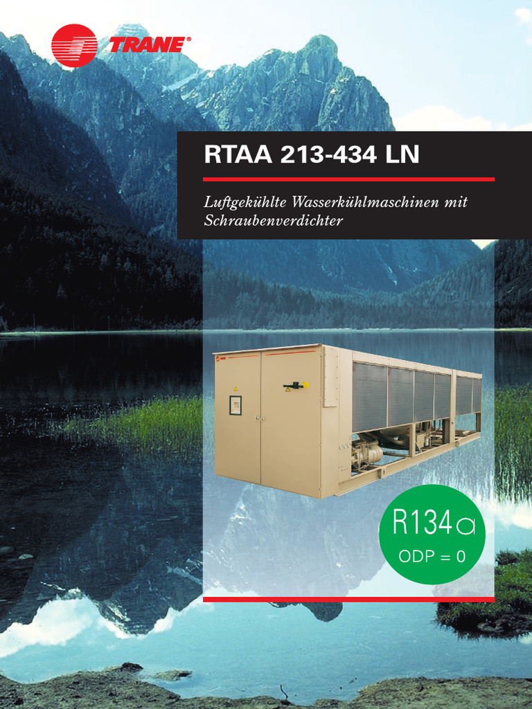 RTAA 213-434 LN: Luftgekühlte Wasserkühlmaschinen Mit ...