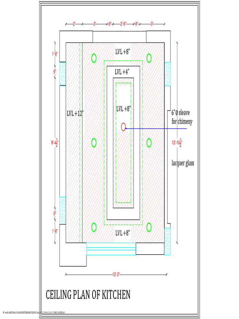 Kitchen Ceiling Plan Details | PDF