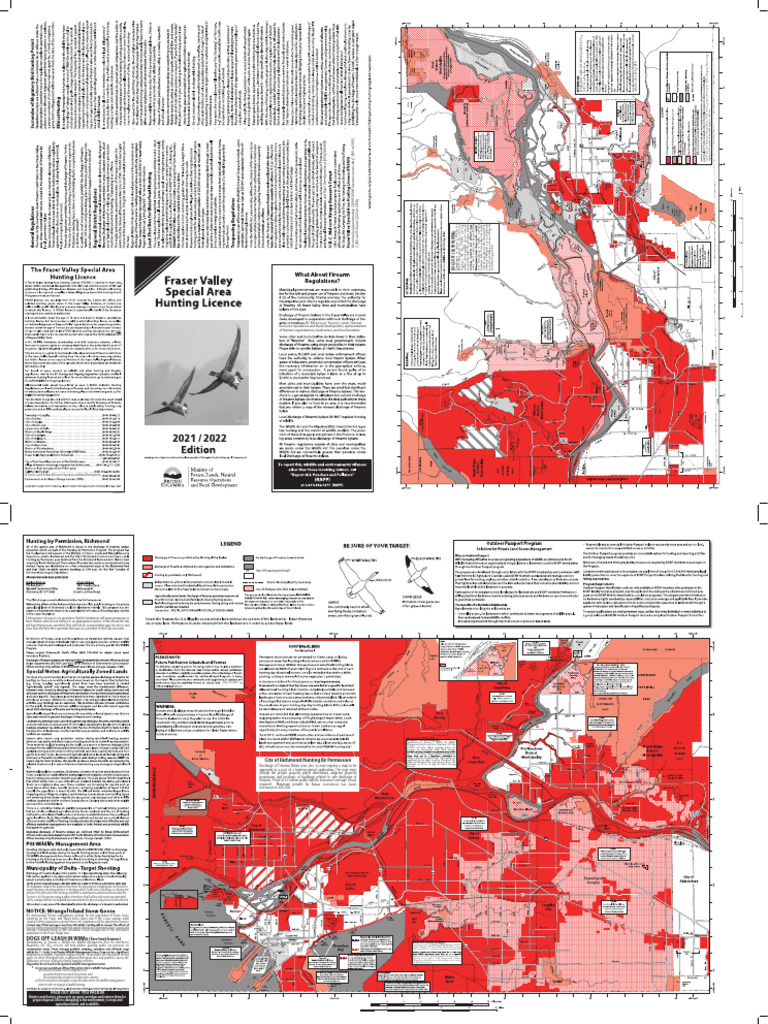 Fraser Valley Hunting Regulations 2022 | PDF | Hunting | Environmental ...