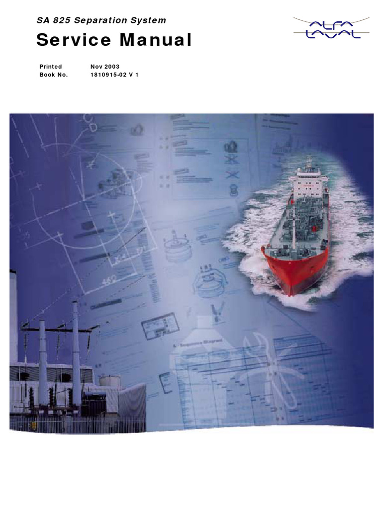 Alfa Laval S826 | PDF | Belt (Mechanical) | Pump
