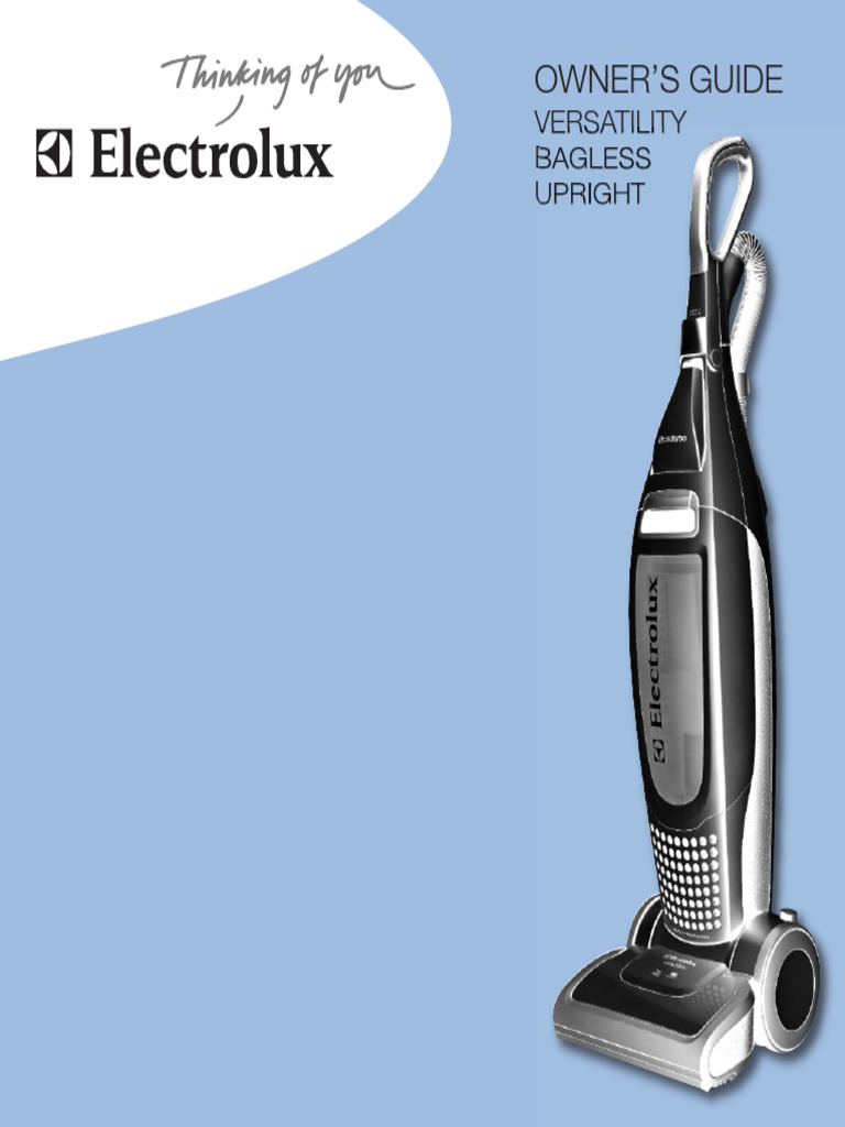 Electrolux Versatility Vacuum Guide | PDF | Vacuum Cleaner ...