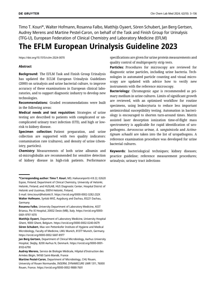 guia-urianalises-pdf-urinary-tract-infection-medicine