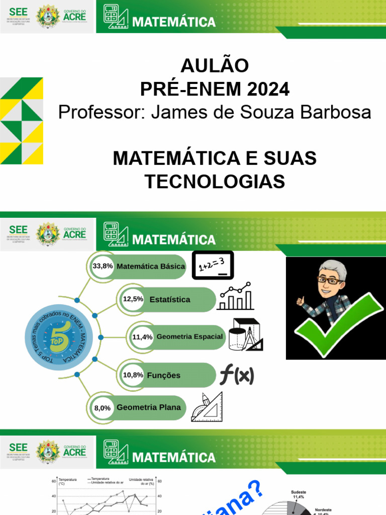 Matemática - Pré-Enem Legal 2024 | PDF