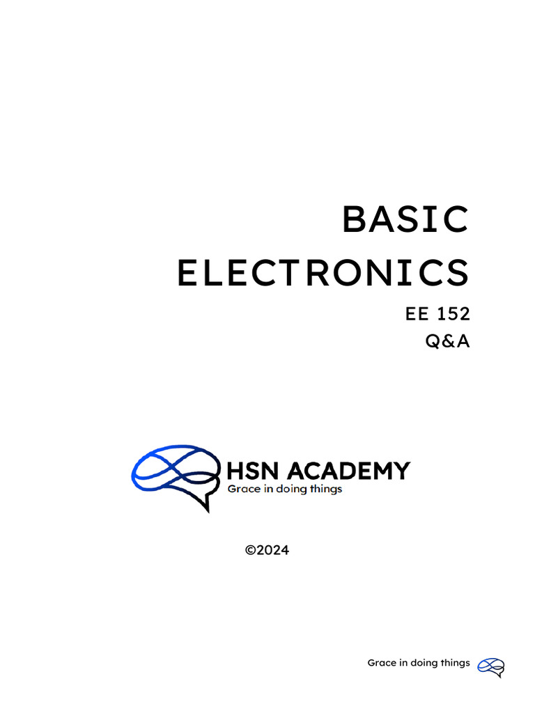 Basic electronics q a 2 pdf bipolar junction transistor amplifier