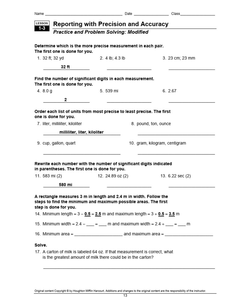 CA Practice U1M01L03 Modified | PDF | Litre | Length