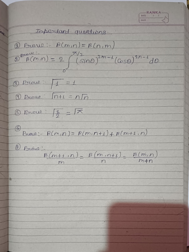 Beta Gamma Function Pdf