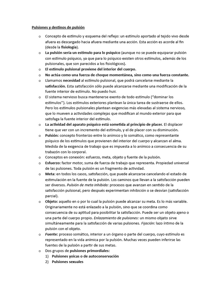 pulsionesydestinosdepulsionfreud Descargar gratis PDF