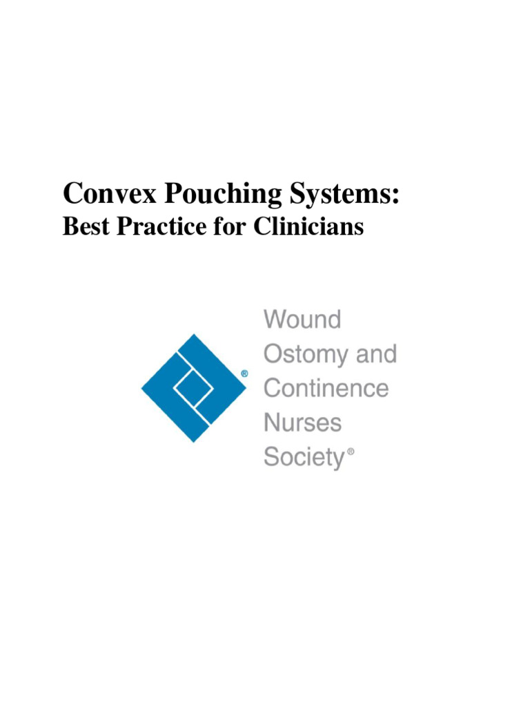Convex Pouching Systems - Best Practice For Clinicans - WOCN | PDF ...