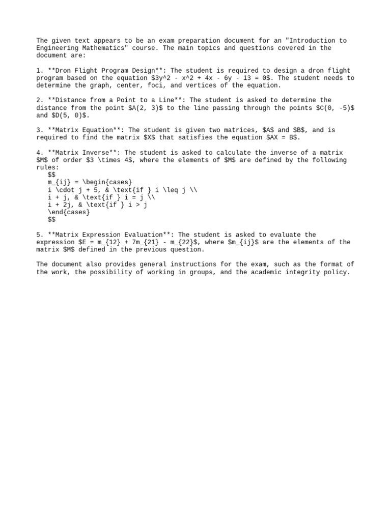 Engineering Math Exam Prep | PDF | Art | Computers