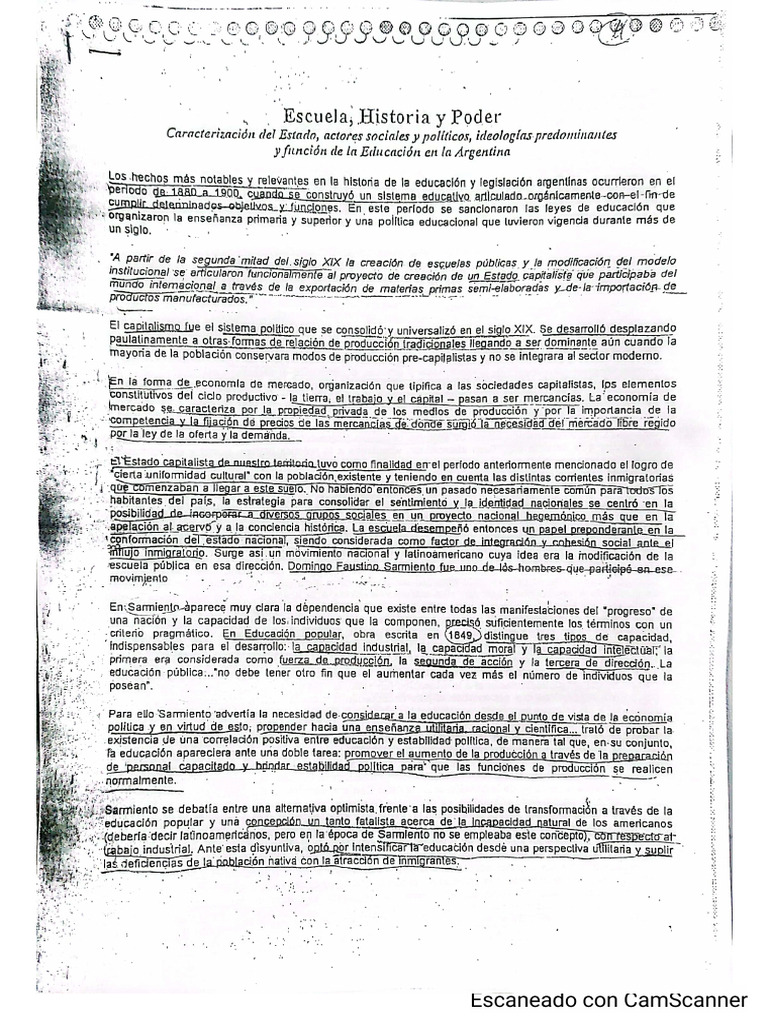 Escuela Historia Y Poder Pdf