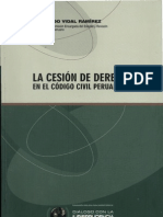 Cesion de Derechos - Vidal Ramirez