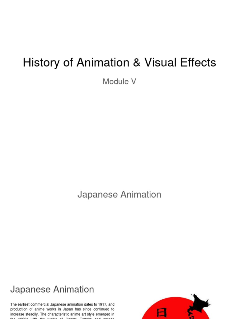 5th Module Consolidated History of Art and Visual Effects | PDF | Anime ...