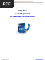 1z0-808 Dumps Java SE 8 Programmer I: 100% Valid and Newest