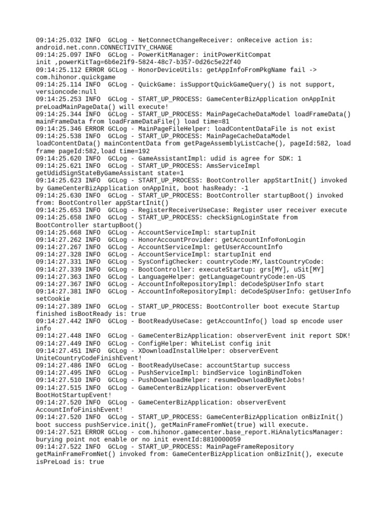 GameCenter Initialization Log Analysis | PDF | Hypertext | Internet ...