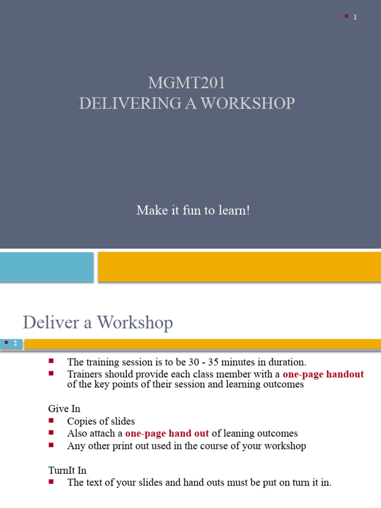 Effective Workshop Delivery Strategies | PDF | Learning | Experience