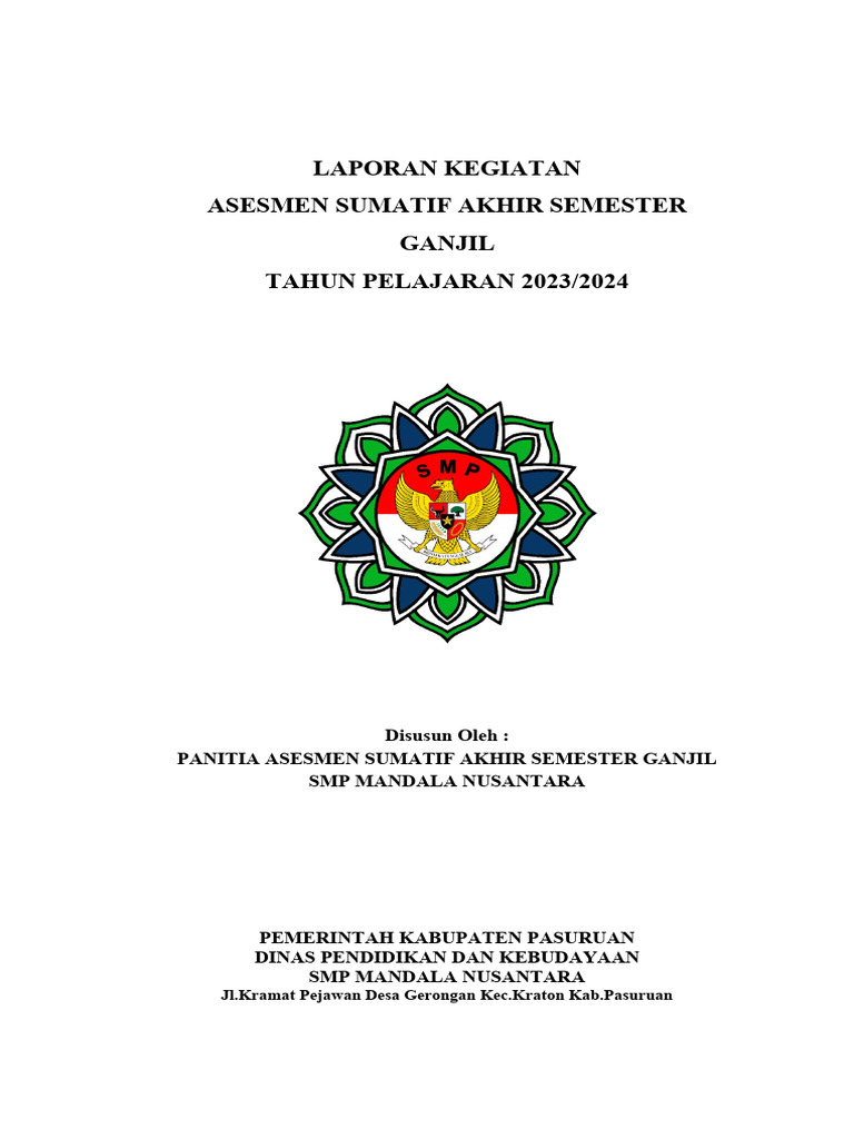 Laporan ASAS 2023 | PDF