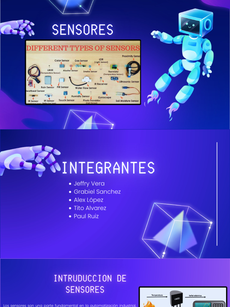 grupo#1 SENSORES | Descargar gratis PDF | Sensor | Electrónica