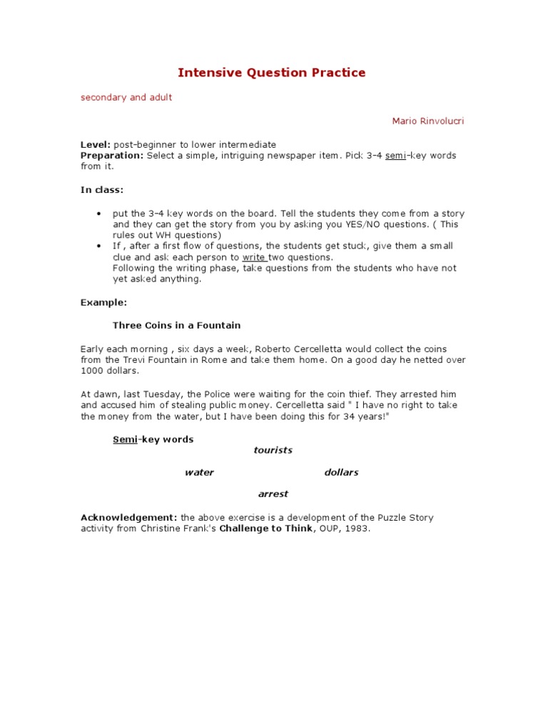 Intensive Question Practice | PDF | Social Science