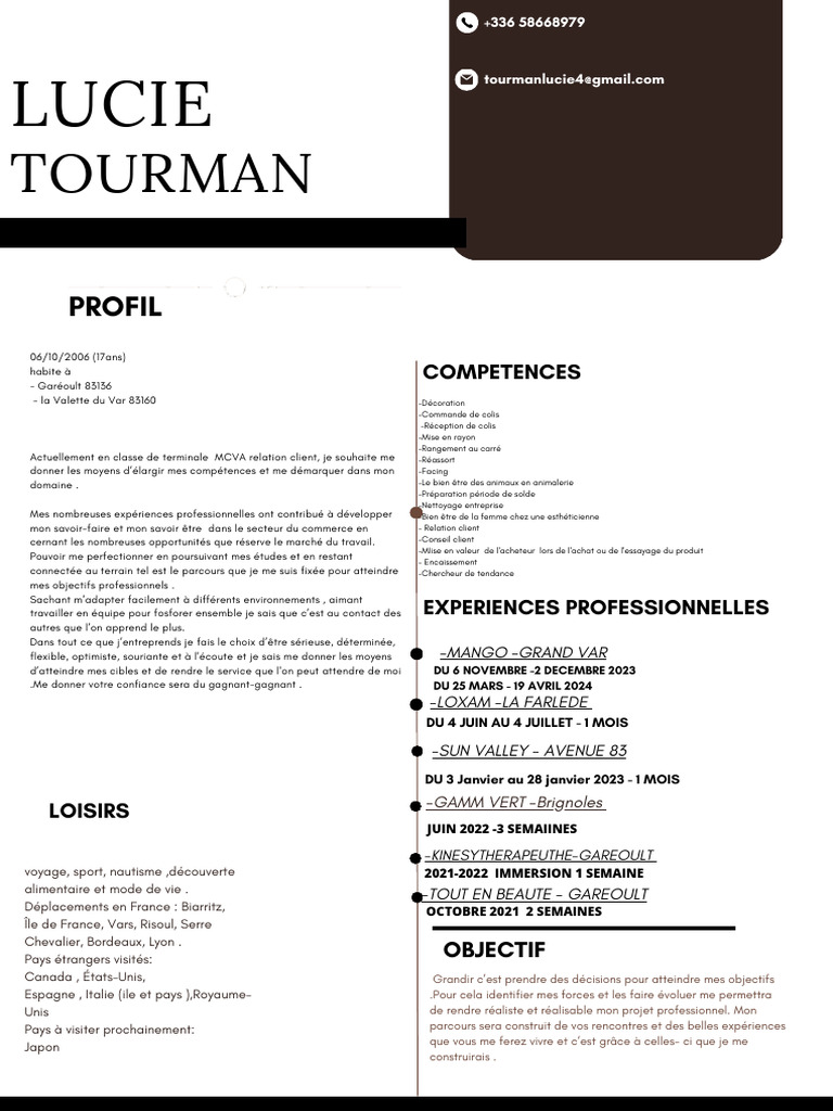Lettre de motivation MCVA Relation Client | PDF