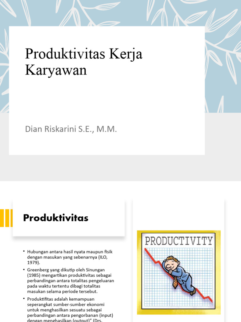 Pengembangan Karir Produktivitas Karyawan