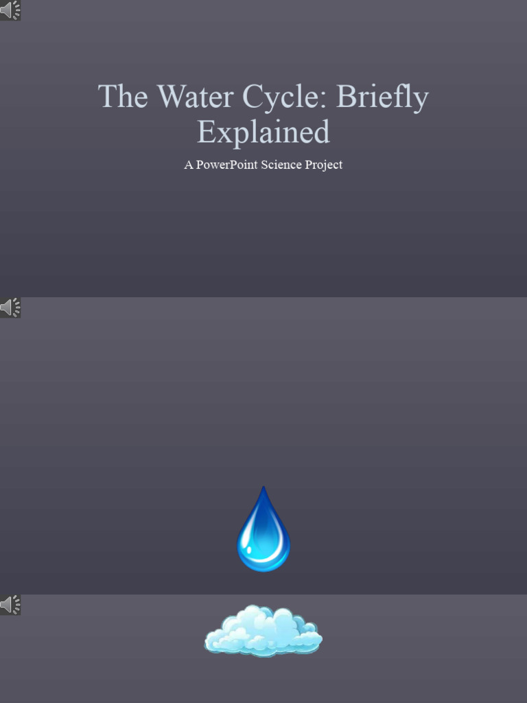 The Water Cycle | PDF | Science & Mathematics | Young Adult