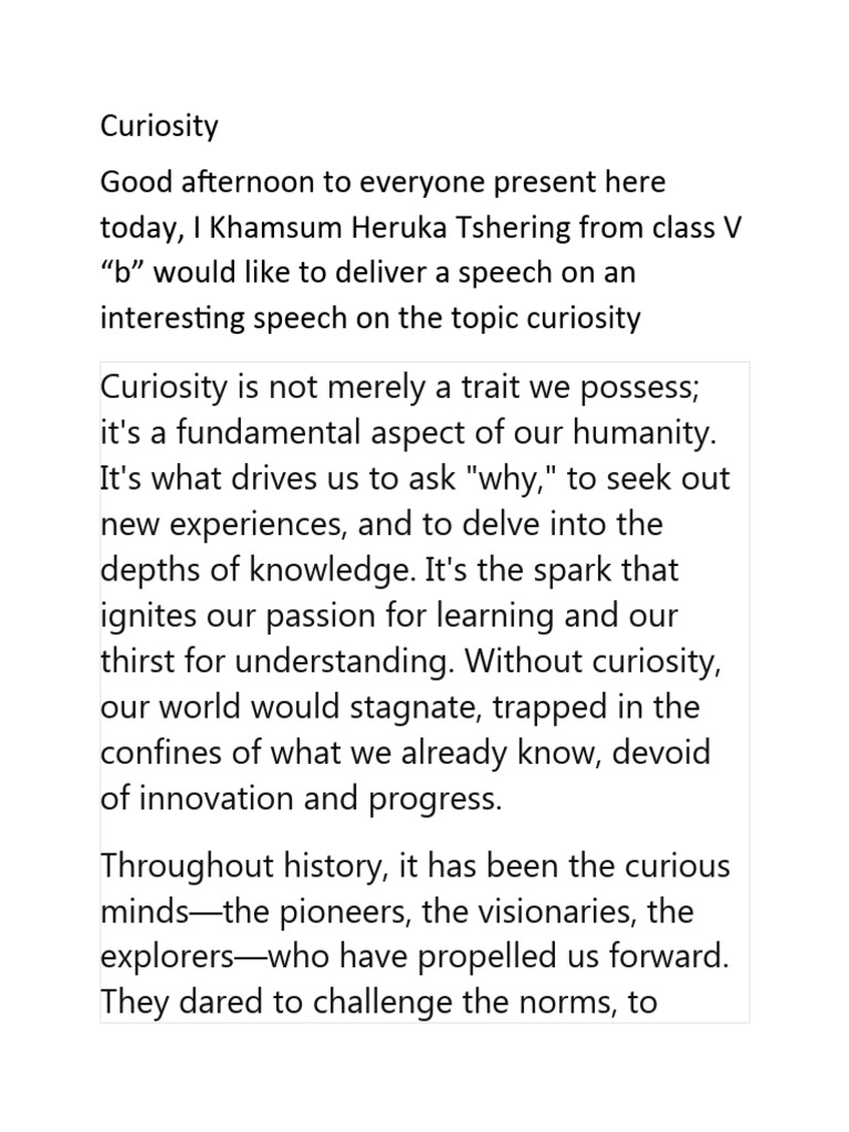 The Transformative Power of Curiosity | PDF | Curiosity | Cognitive Science