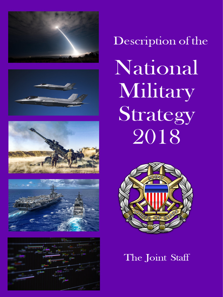 NATIONAL MILITARY STRATEGY 2018 PDF intelligence overview