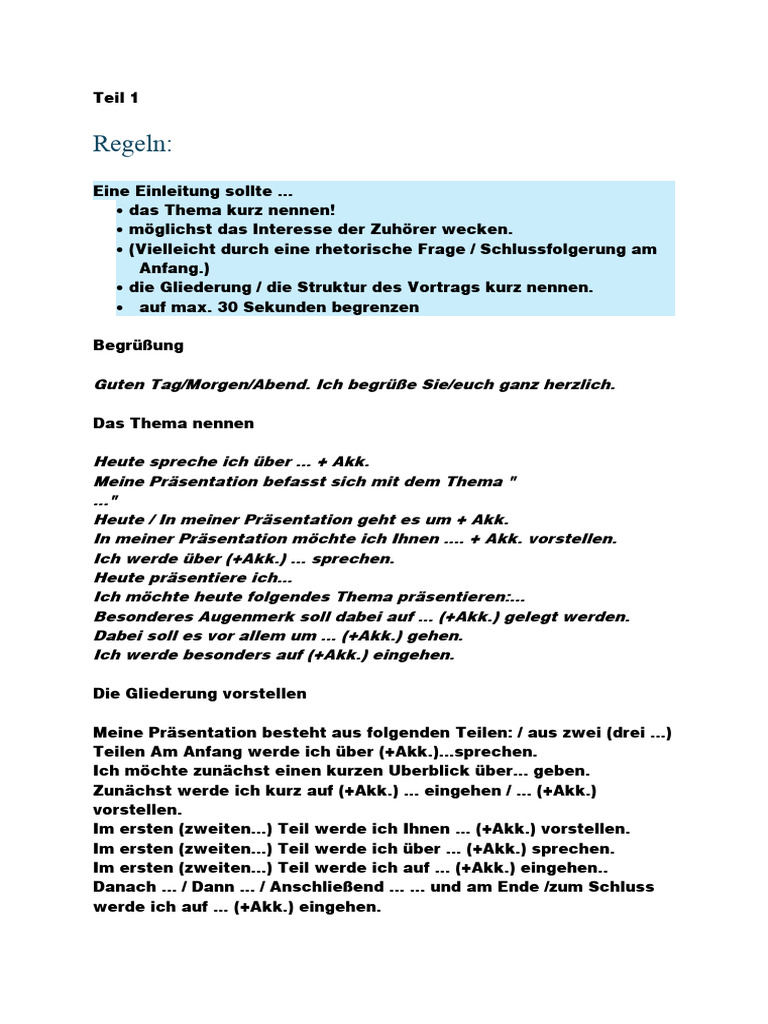 C1 Sprechen | PDF