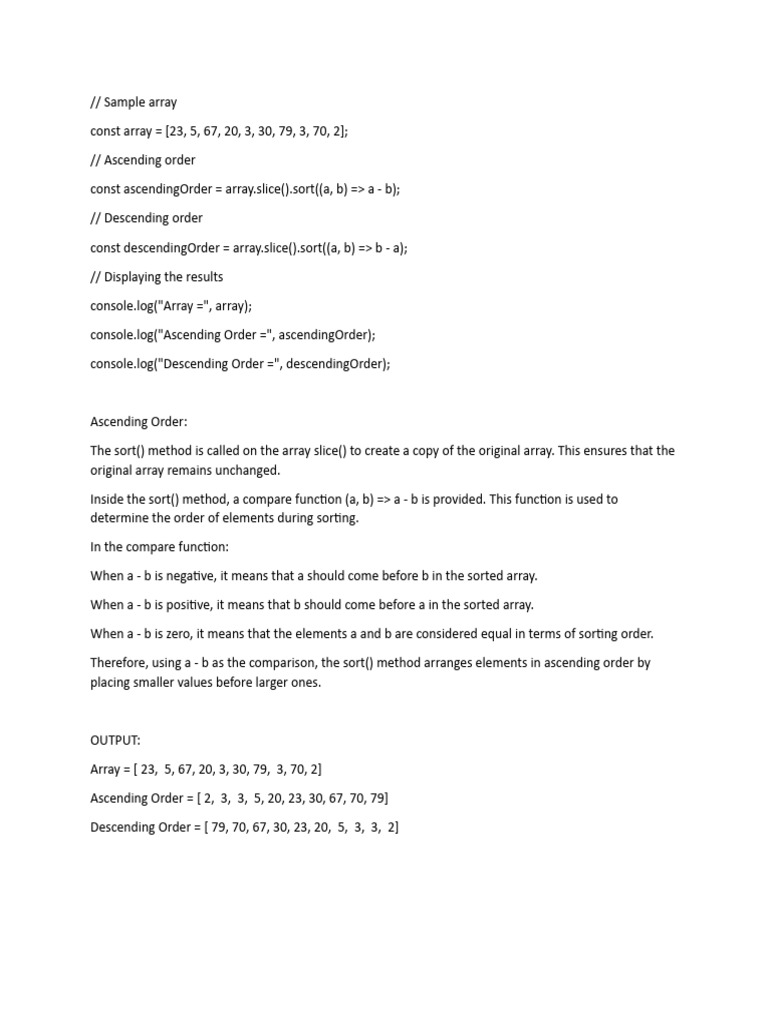 Sample array | Download Free PDF | Function (Mathematics) | Computer ...