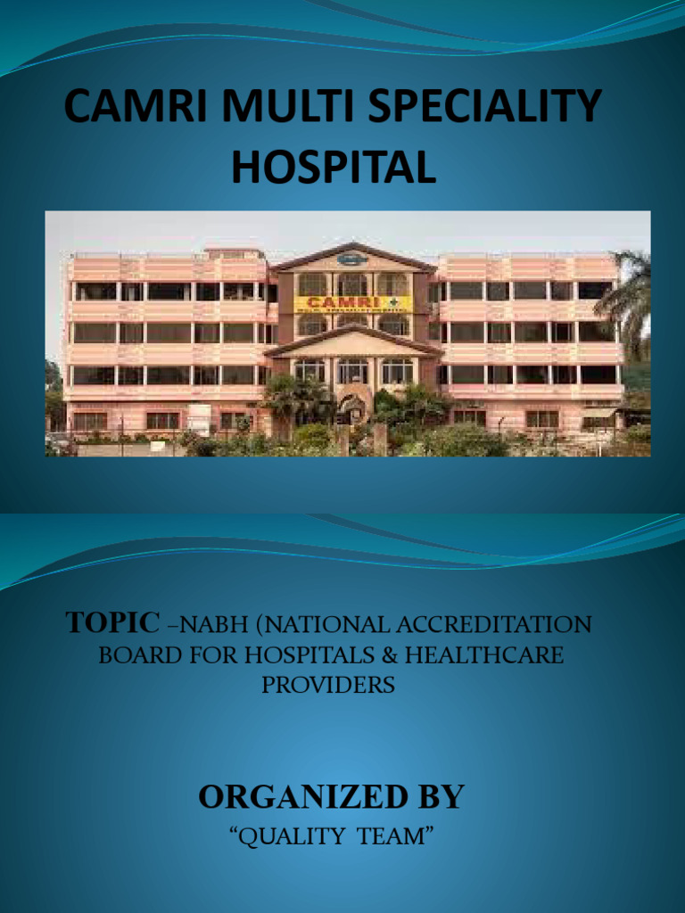 NABH PPT PDF Patient Safety Health Care