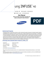 Samsung Infuse User Manual