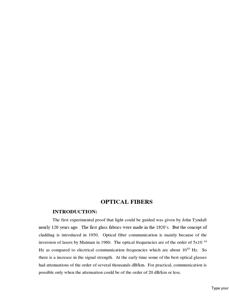 Optical Fiber Engineering Notes | PDF | Optical Fiber | Attenuation