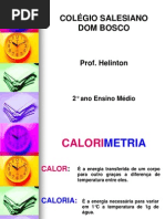 Fórmulas e Conceitos de Termologia | PDF | Temperatura | Calor