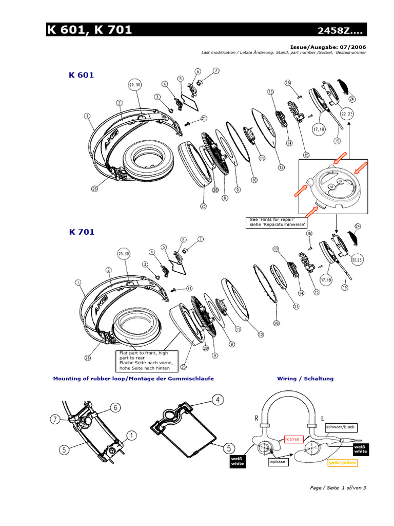 k701 Servicemanual | PDF