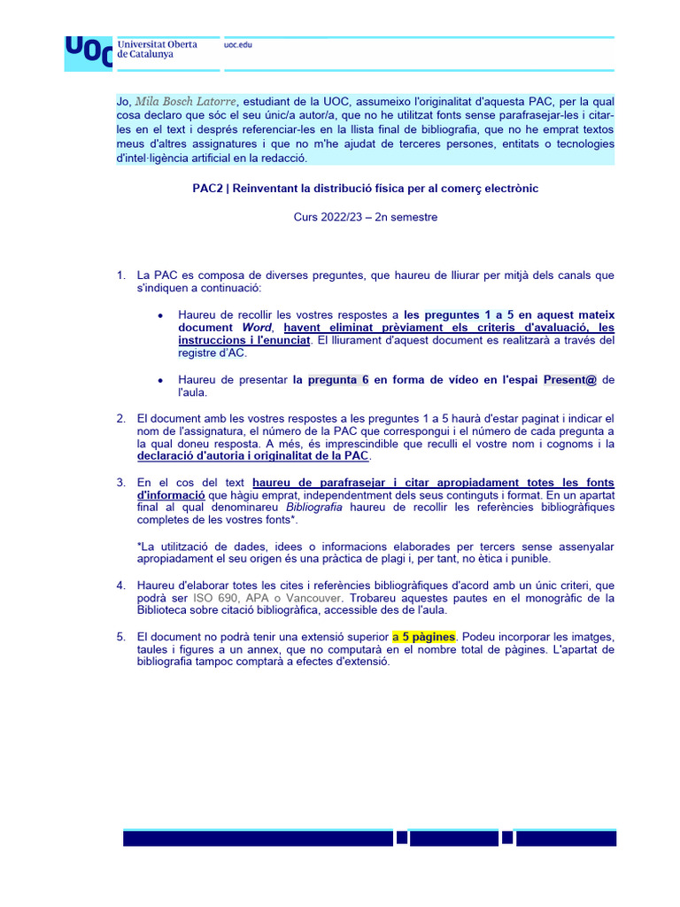 Comerç Electrònic - PAC2 | PDF