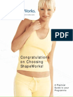 Congratulations On Choosing Shapeworks!: A Practical Guide To Your Programme