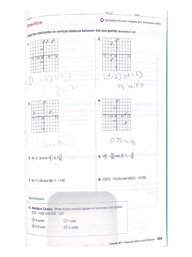 find-the-horizontal-or-vertical-distance-between-the-two-points-2-pdf