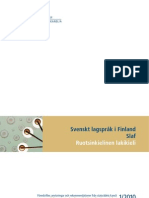 Svenskt Lagsprak I Finland 2010