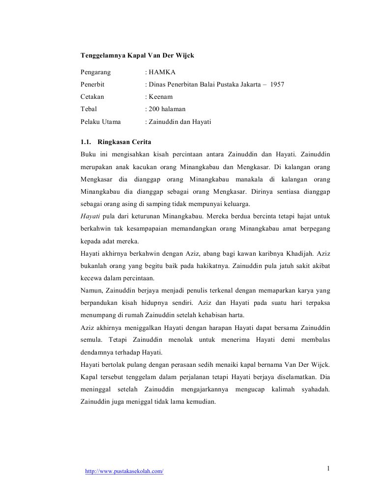 Sinopsis Novel Azab Dan Sengsara Tugas Sekolahku