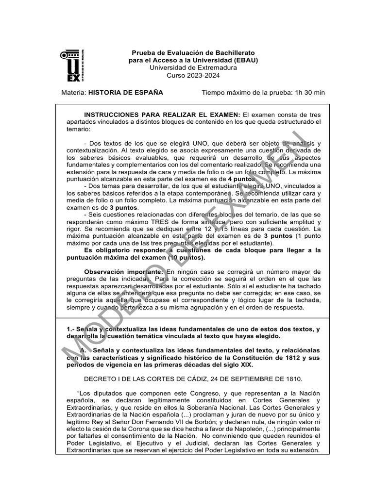 Haespana modeloexamen 2023 24 pdf espa a