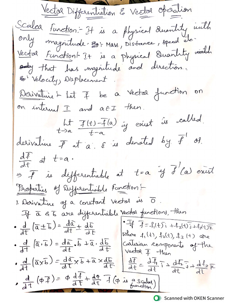 Vectors | PDF