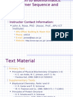 Lecture 1 - Introduction To Biological Macro Molecules