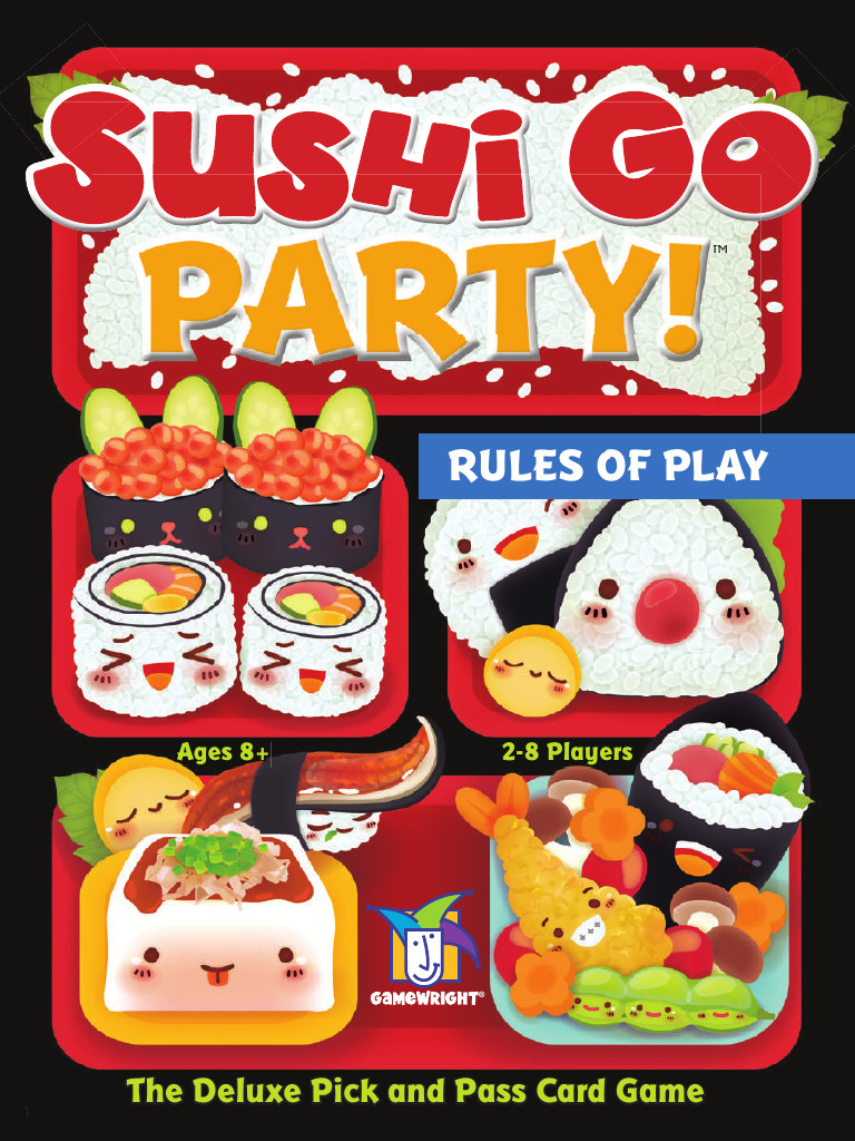 92 Sushi Go Party Rulebook | PDF | Sushi | Foods