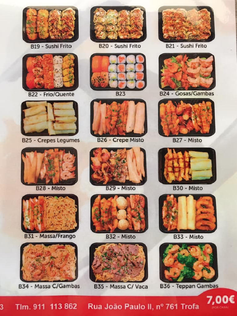 Ninki Trofa Menu | PDF