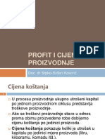 19 Profit I Cijena Proizvodnje