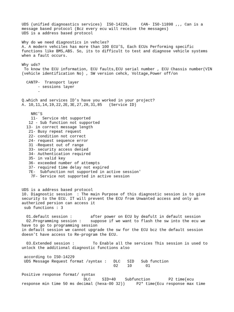 S3 Timer in UDS Diagnostics Explained | PDF | Computer Architecture ...