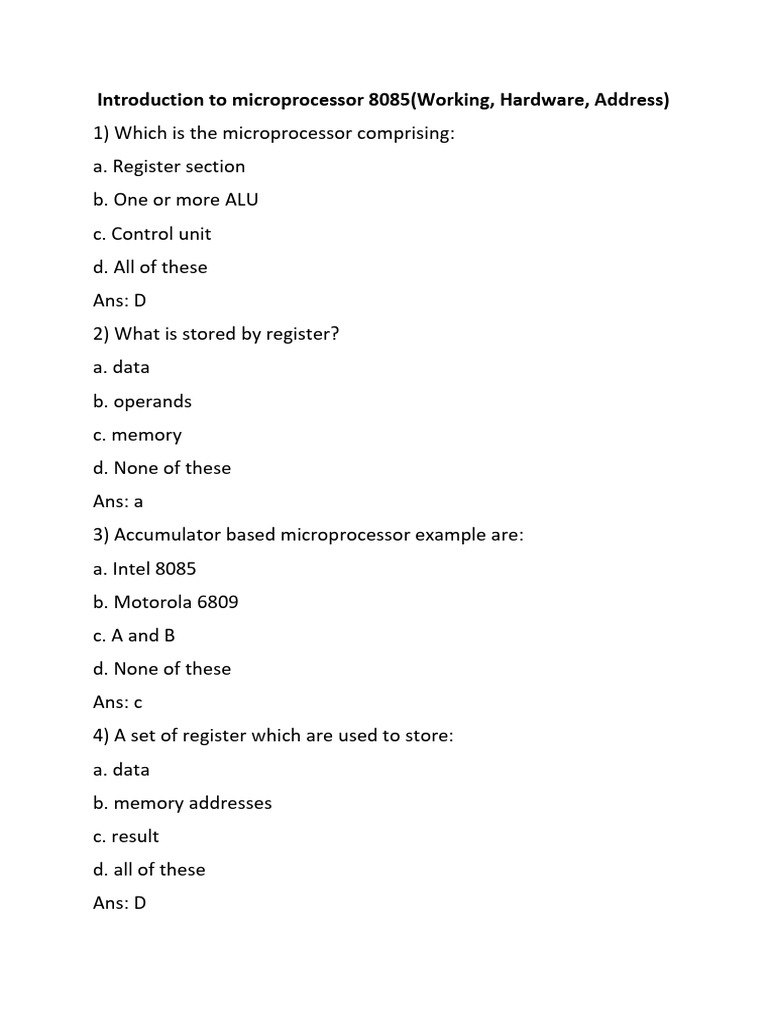 Mprocesr pdf random access memory read only memory