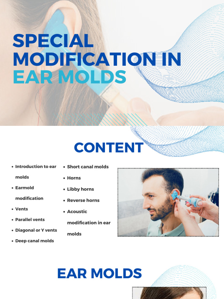 Ear Mold Modifications and Venting Guide | PDF | Hearing Aid | Microphone