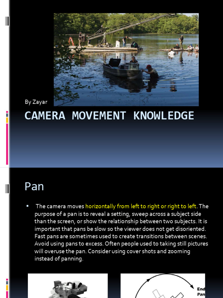 Essential Camera Movements Explained | PDF | Zoom Lens | Camera