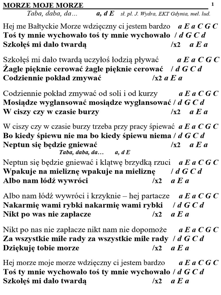 Spiewnik Szantowy Pub CPT Morgan 2023 PDF